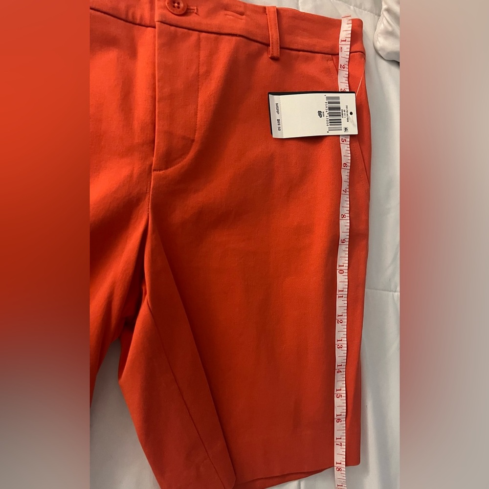 Ralph Lauren Women's Shorts Bi-stretch Twill Cotton Blend Orange US Size 2P NEW - Picture 10 of 13